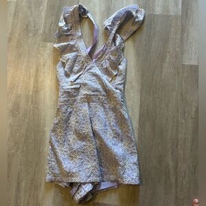 Floral Lavender Jumpsuit